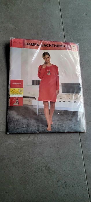 Nowa piżama w opakowaniu koszula nocna M 40 /42 Luna Carina czerwona