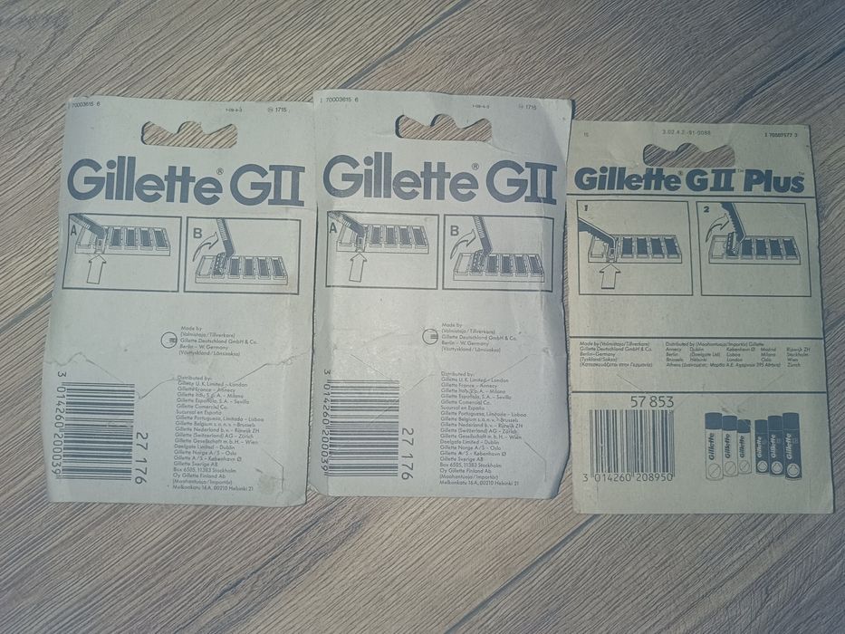 Nożyki do maszynki Gillette 2 nożyki do maszynki Gillette nożyki