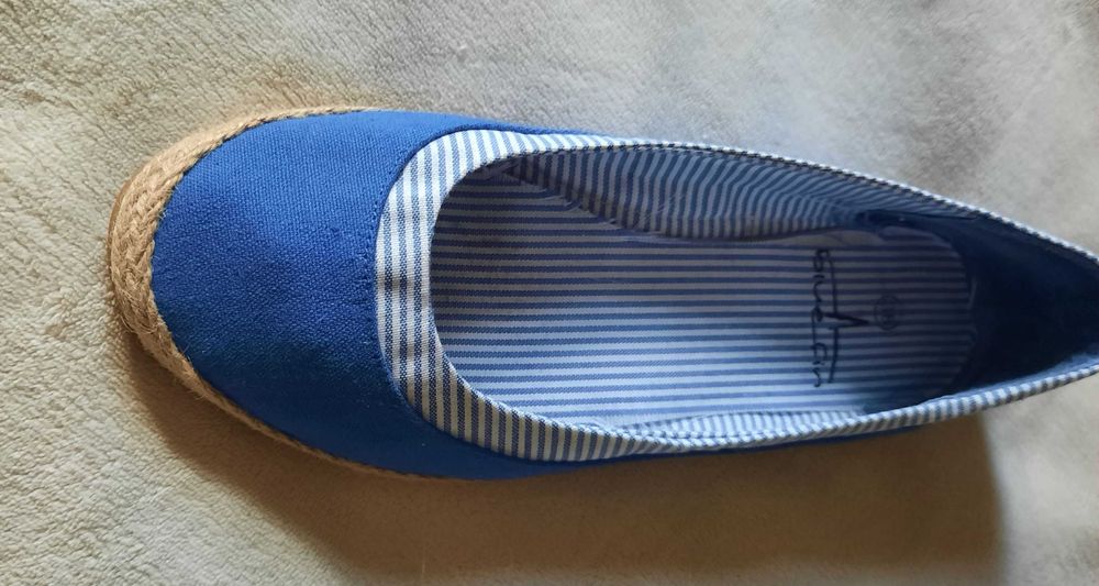 Espadryleb, baleriny Deichmann "Blue Fin"
