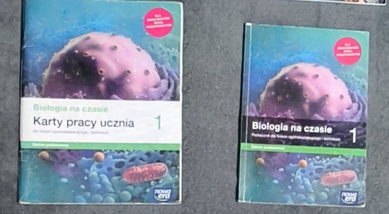 Używany podręcznik i ćwiczenia klasa 1 do biologii.