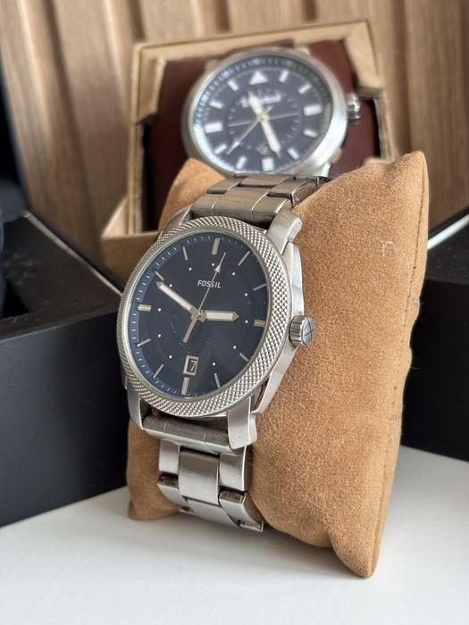 Relogio fossil com fhndo azul