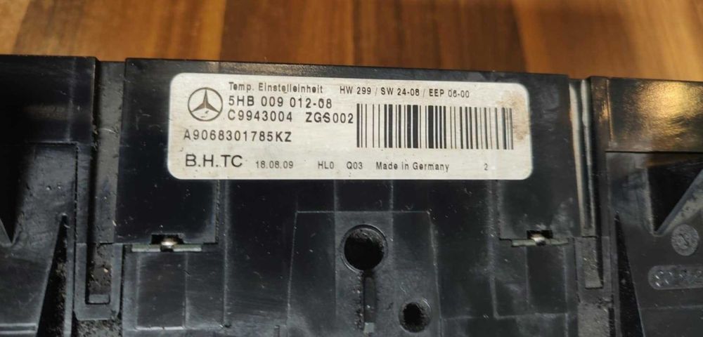Panel  Nawiewu Mercedes Sprinter W906
