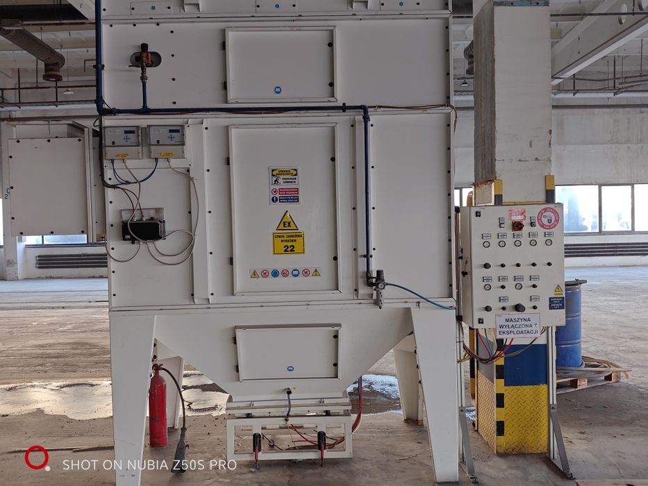 Odciąg pyłu, wyciąg dymu , wyciąg do malarni proszkowej Wagner