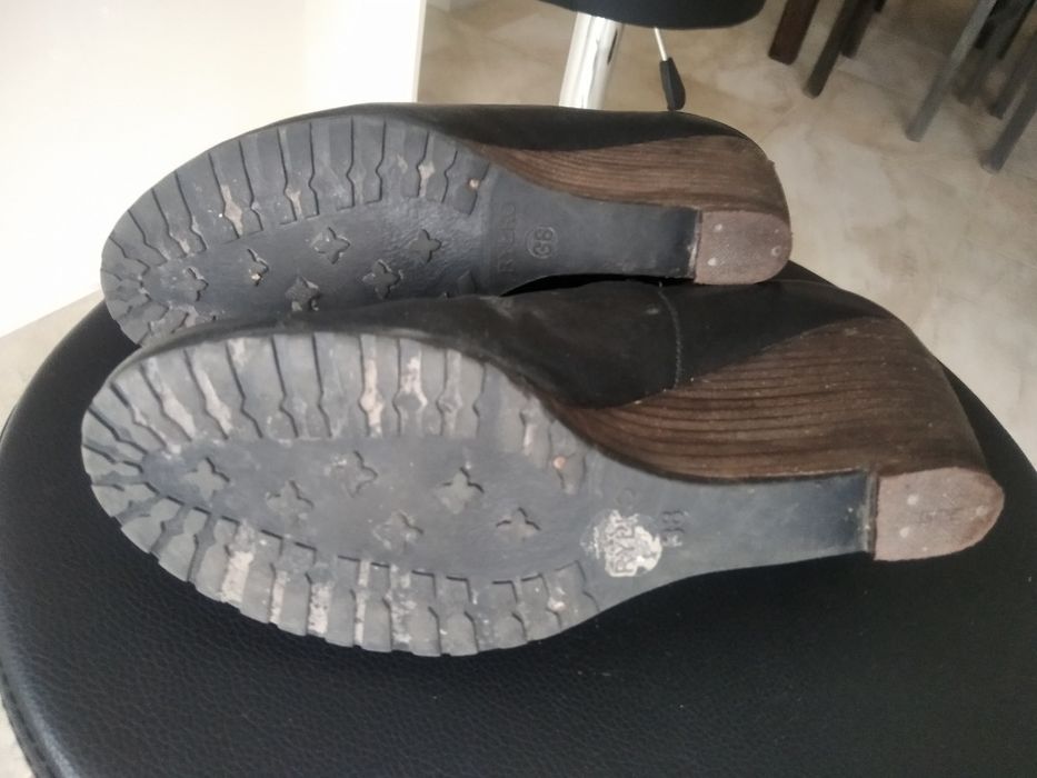 Buty Ryłko, rozmiar 38, skóra naturalna