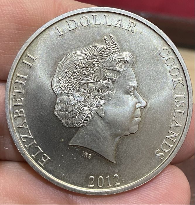 Moeda 913 - ILHAS COOK Dolar 2012