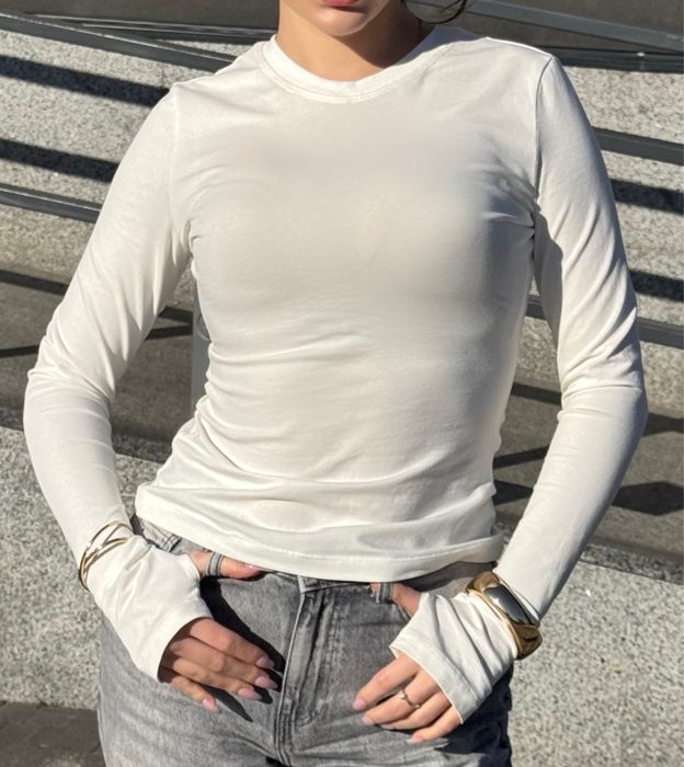 Лонгслів слім у двох довжинах