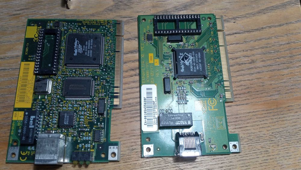 Karty sieciowe PCI  8szt 3com/tplink 10/100/1000