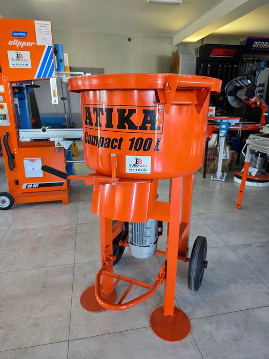 Betoniarka mieszalnik mikser do zapraw kleju ATIKA Compact 100L