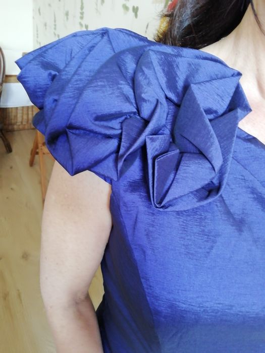 Elegancka sukienka tafta 38/M