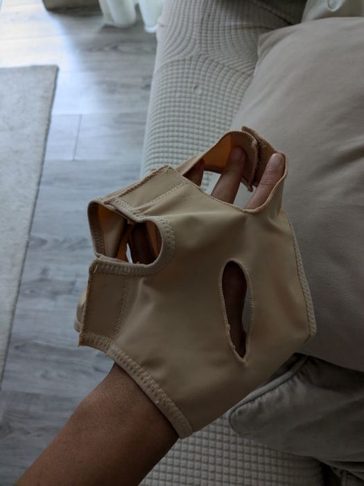 Máscara drenante de papada