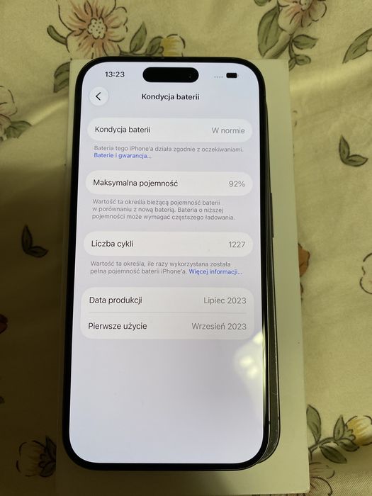 Iphone 15 pro 256gb 92% bateria!