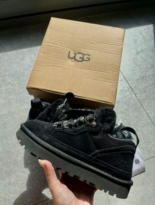 Czarne buty zimowe ugg lowmel 38 trampki ocieplane buyy