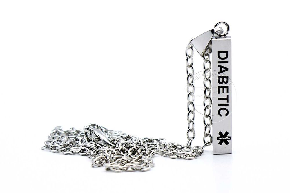 Wisiorek / Zawieszka – INFO Medyczne CUKRZYCA / DIABETIC