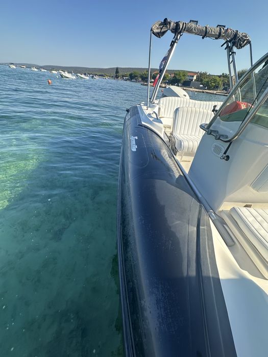 RIB Ponton ZAR 53 Evinrude 130 E-TEC stereo navi ploter