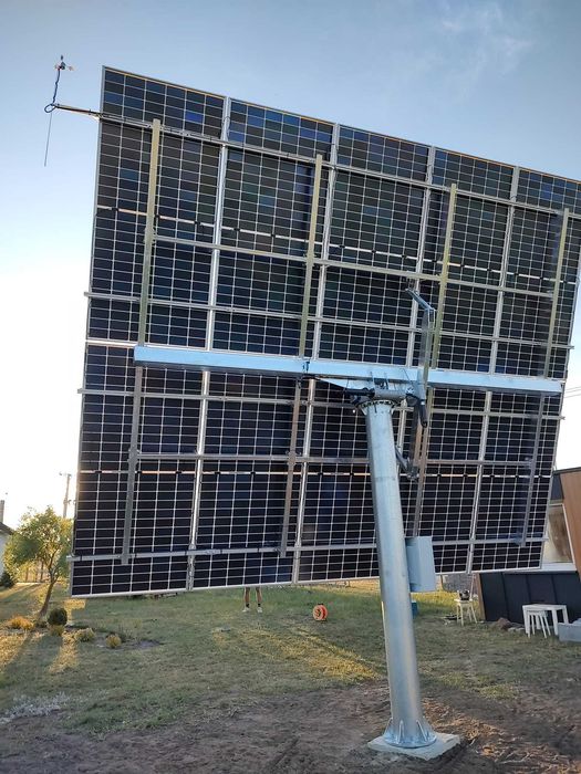 Profesjonalny Solar Tracker, Napęd z silnikiem , Obrotnica Solarna