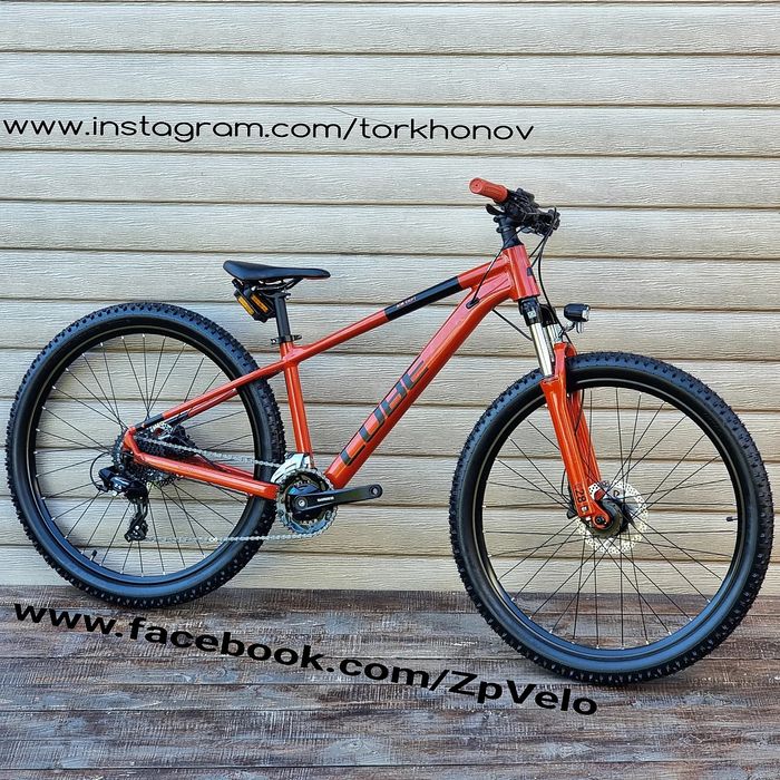 ‼️29 27.5 CUBE AIM Shimano. Disc Гідра. Вилка 100mm Світло LED 100мм.‼