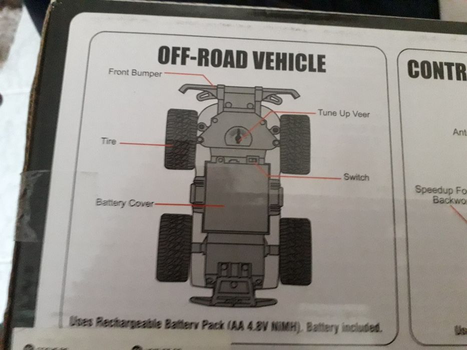 Jipe telecomandado novo na caixa