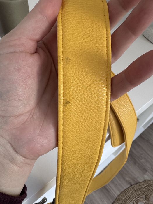 Torebka bucket koszyk obag brush żółta