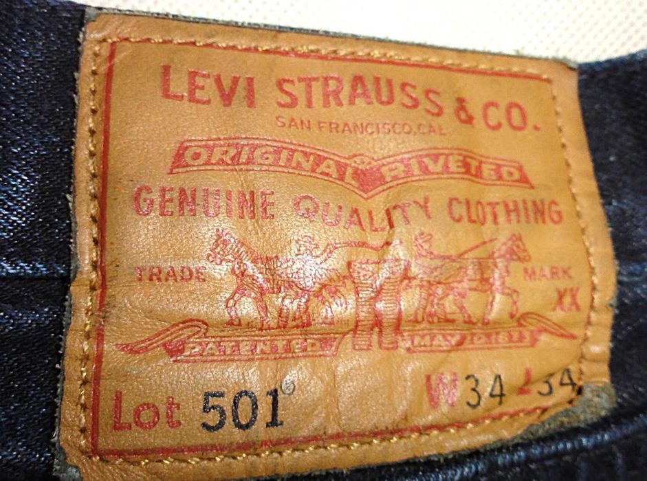 LEVIS 501 PREMIUM - W34 - L34 - Kultowe Oryginalne Spodnie Jeans