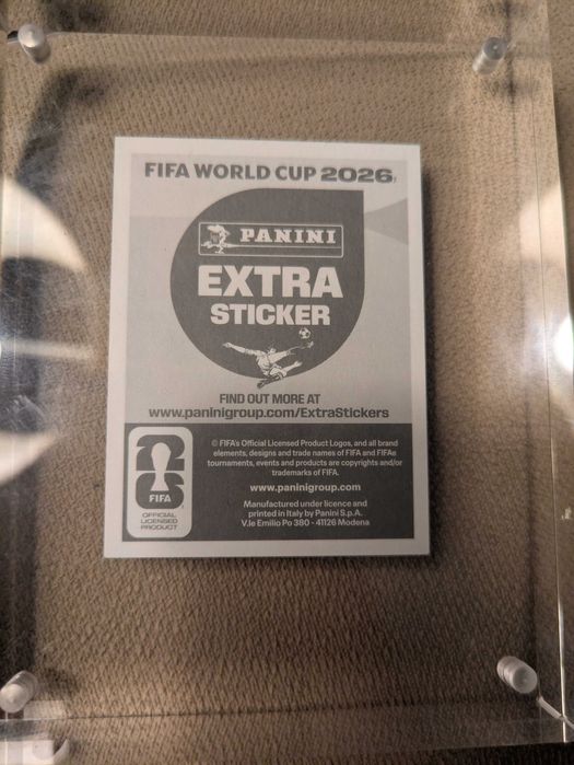 Panini - extra sticker Haaland - dourado