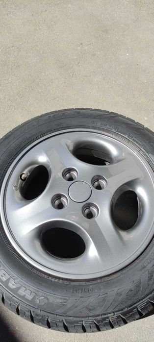Jantes 13 pintadas de novo em cinza rato  tuingo pneus novos