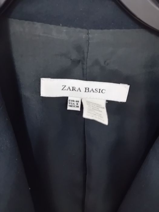 Blazer preto Zara Basic