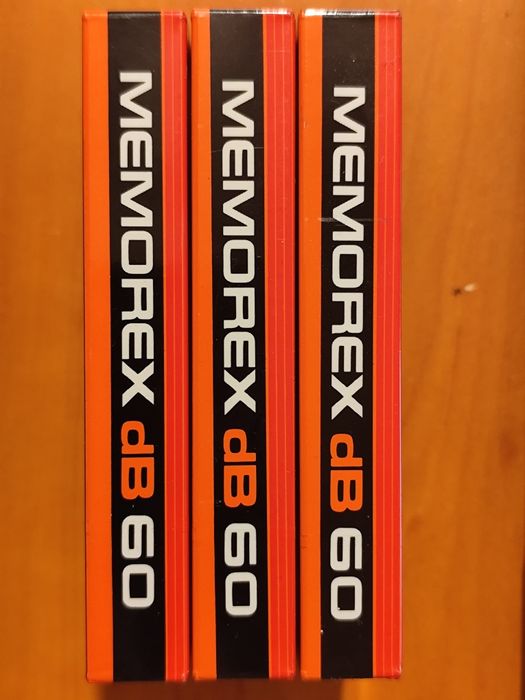 Nowe zafoliowane kasety Memorex dB 60