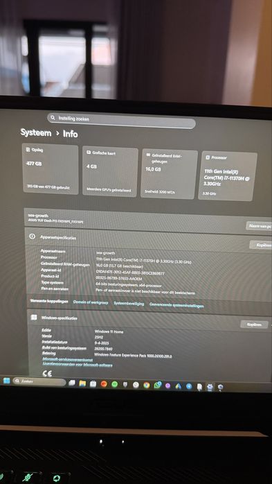 ASUS TUF Dash F15 — i7 / RTX 3050 Ti / 16GB / 144Hz Gaming Laptop