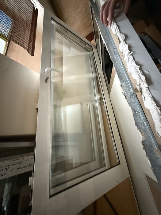 Porta de vidro em aluminio