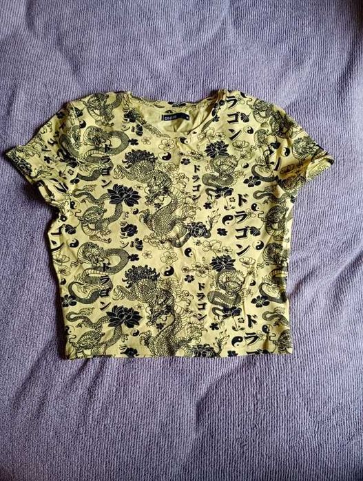 Crop top bawełniany