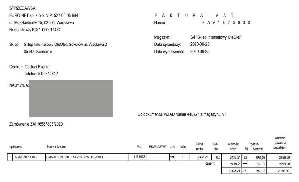Huawei P30 Pro 256 GB Opal