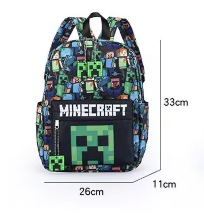 Дитячий шкільний рюкзак Майнкрафт (Minecraft)
