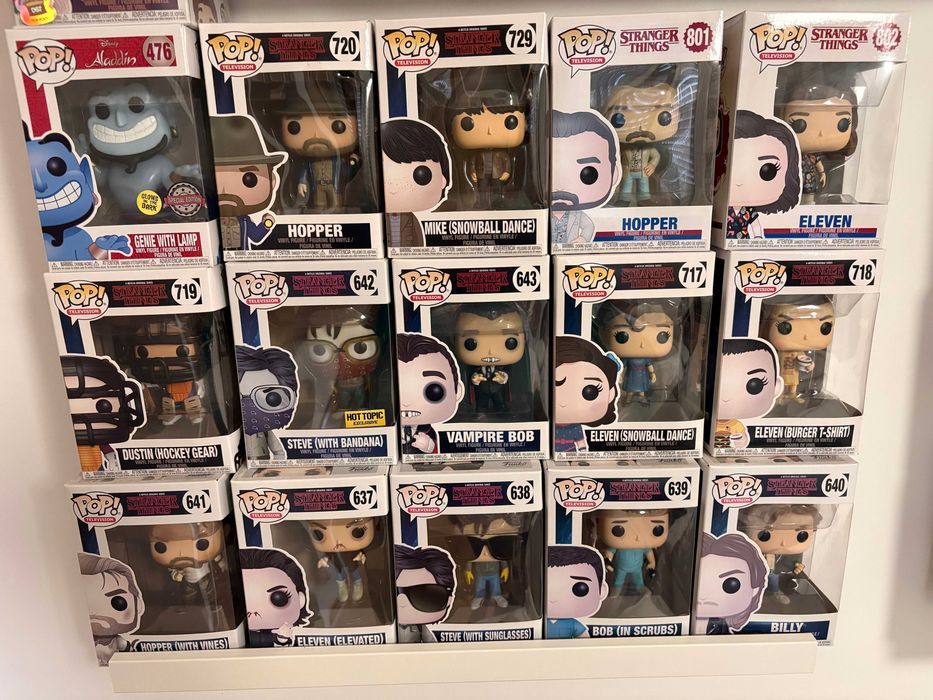 Funko Pops Stranger Things e outros