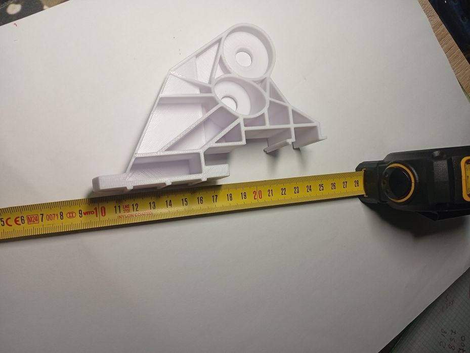 Suporte (calhas) de Para-choque BMW E46 em ASA – Alta Resistência UV e Calor