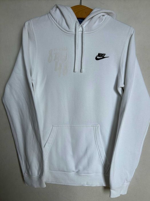 NIKE _ Biała bluza z kapturem XS