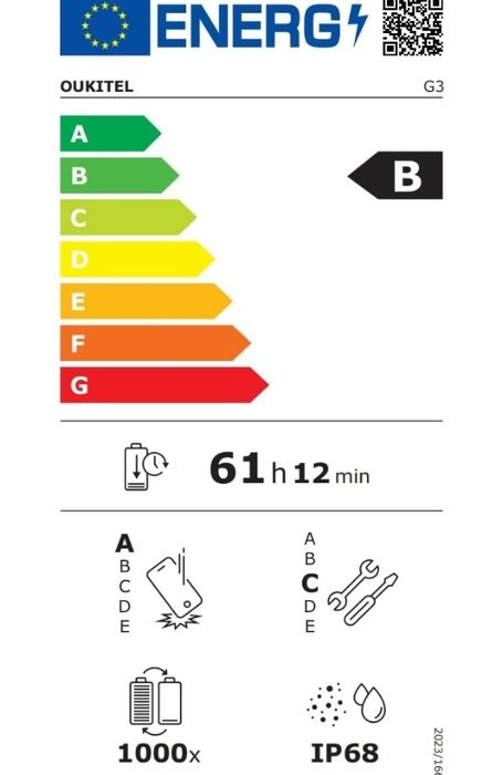 Oukitel G3 novo a prova de água, choques e poeira.