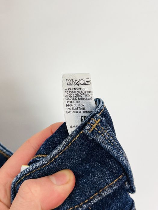 Ciemnoniebieskie jeansy skinny 5XL 50