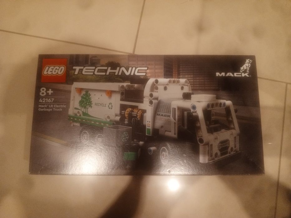 LEGO technic ciężarówka śmieciarka