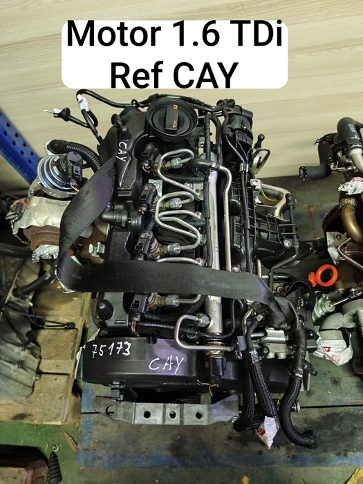 Motor VW seat skoda 1.6 TDI referência cay