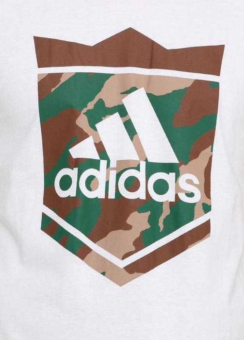 Футболка біла з малюнком ТМ Adidas розмір S/XS