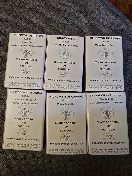 Caixas de fosforos antigas