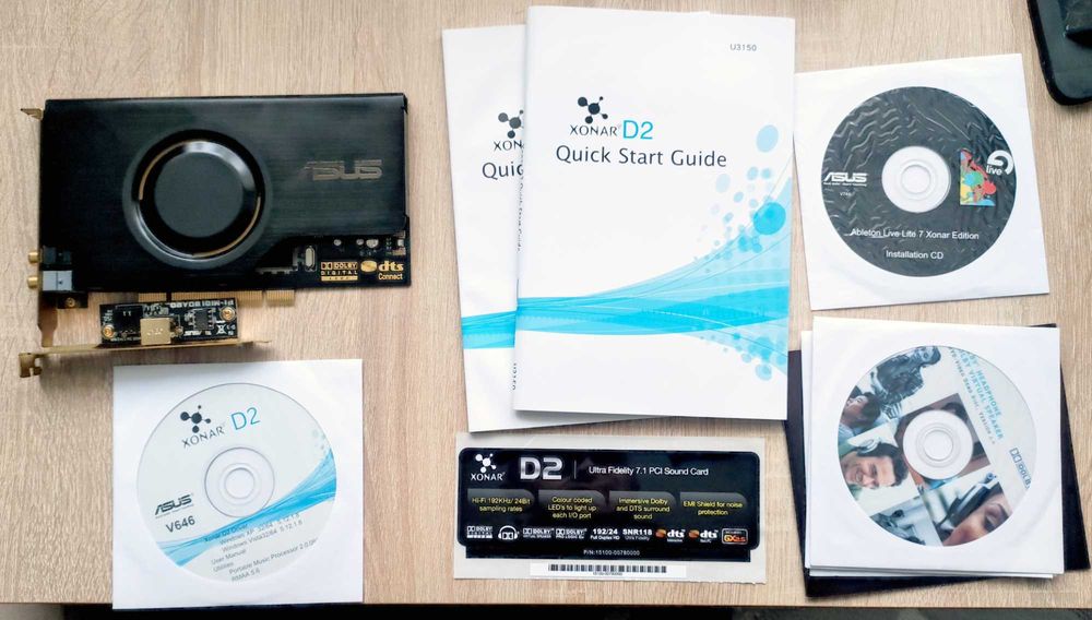 Звукова карта Asus Xonar D2 (D2/PM/A)