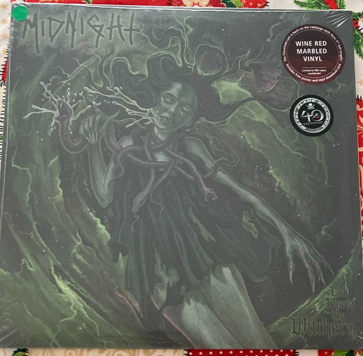 Midnight - Let There be Witchery LP Vermelho Vinho Marmoreado