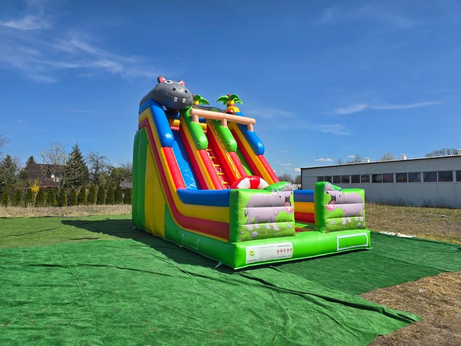 Dmuchaniec Zjeżdżalnia ZAMEK atrakcja Dla Dzieci Wynajem Dmuchańcy.