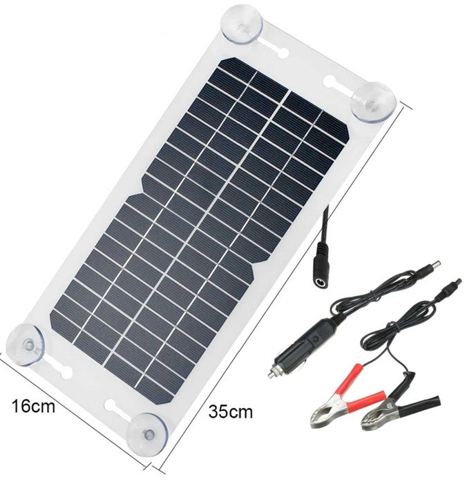 KIT Solar 12V - Painel 25W + Controlador 10A + Bateria 50000mAh