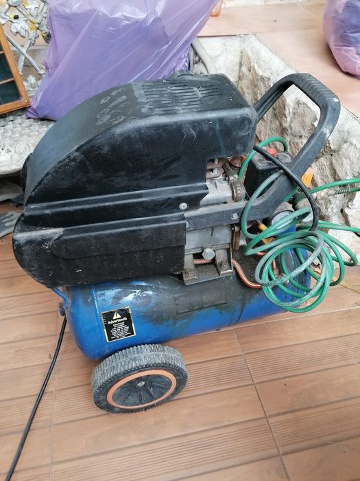 Compressor Dexter Power 2.5 HP (24L) + Mangueira Espiral