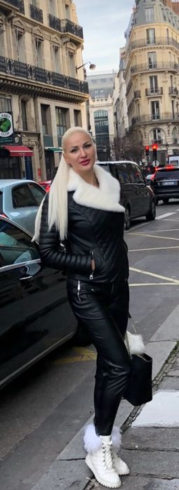 Куртка кожа, воротник норка МЛ