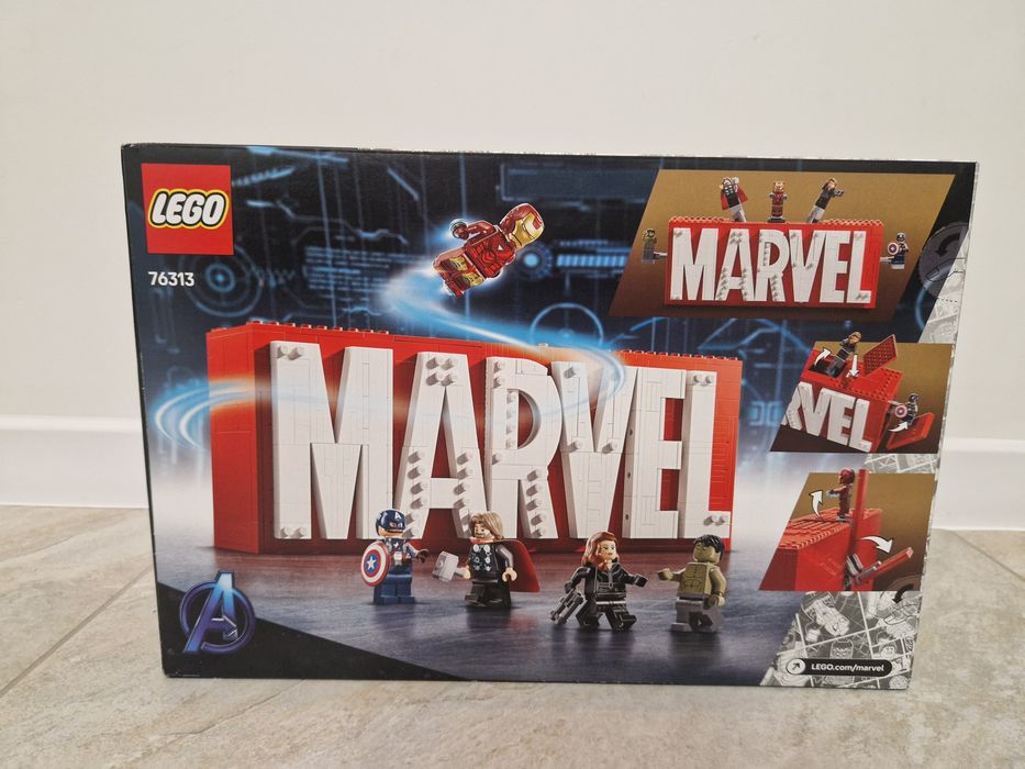 LEGO Super Heroes 76313 Logo MARVEL z minifigurkami | nowy | Krakow