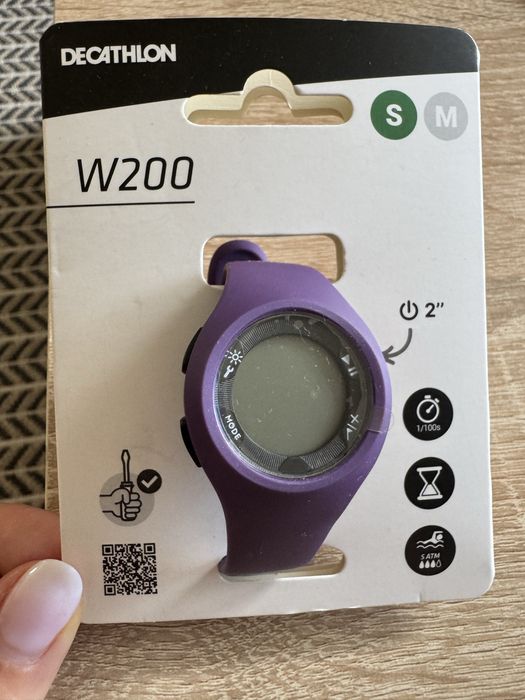 NOWY zegarek sportowy Decathlon W200 S