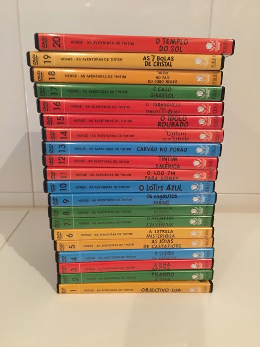 Colecao completa Tintin em dvd